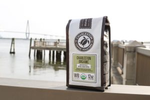 Charleston Coffee Roasters - Charleston Organic Blend - Bag with Ravenel Bridge