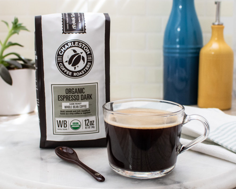 Organic Espresso Dark Charleston Coffee Roasters