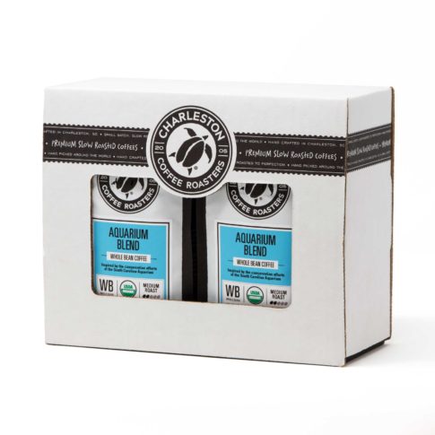 Charleston Coffee Roasters Aquarium Blend Gift Box - two 12 oz bags