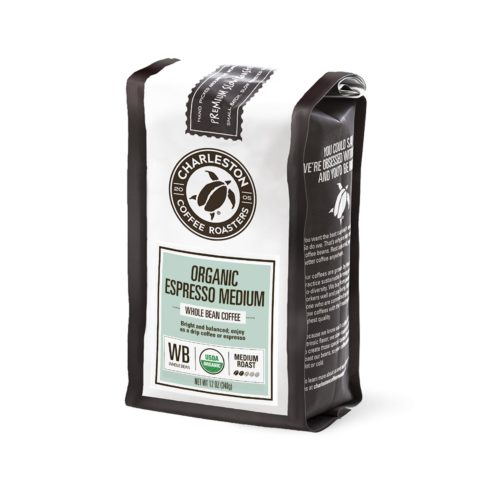 Charleston Coffee Roasters Organic Espresso Medium