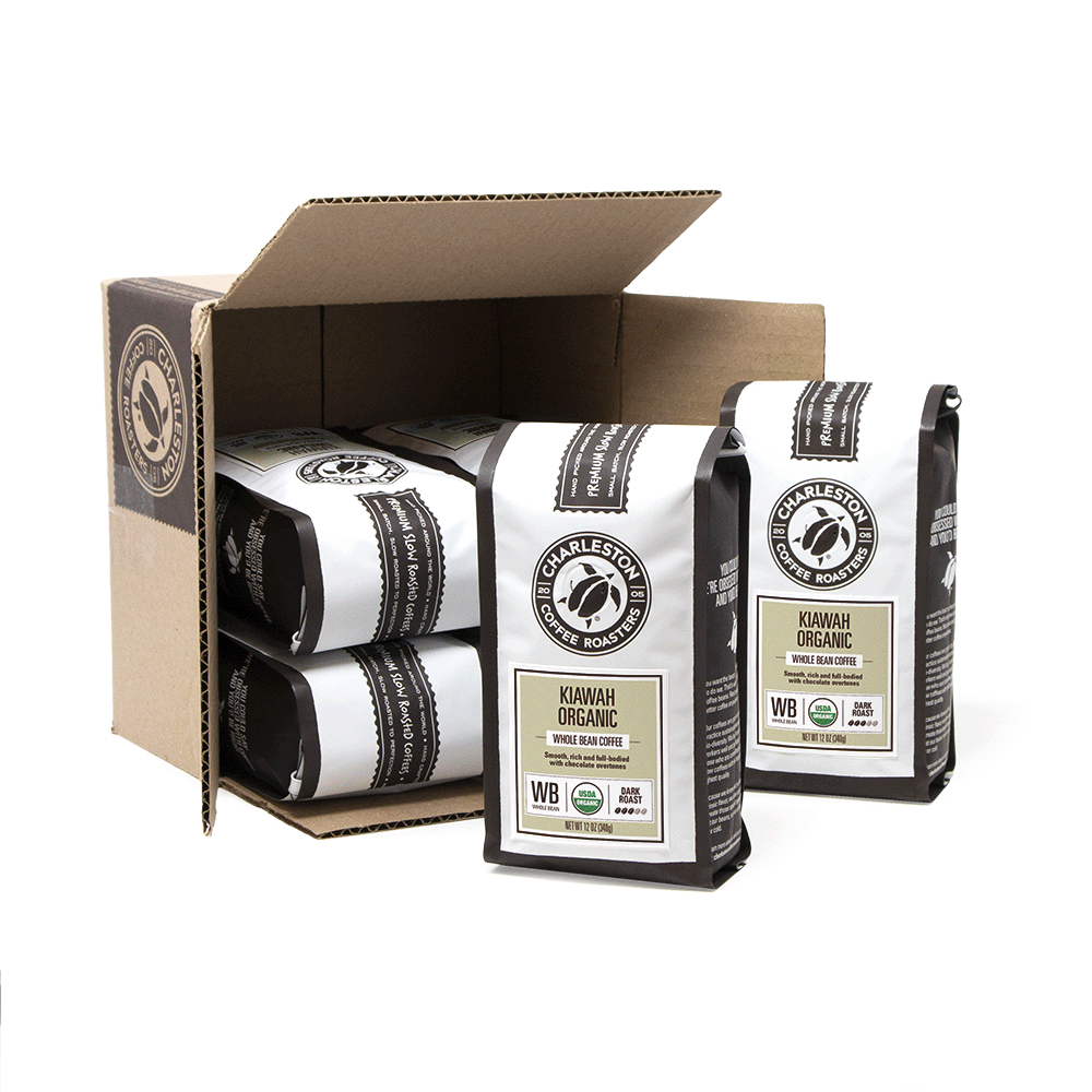 Charleston Coffee Roasters Kiawah Organic Blend Case Pack