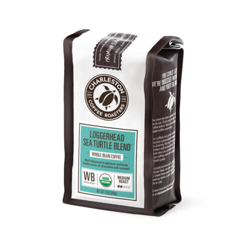 Charleston Coffee Roasters Loggerhead Sea Turtle Blend 12 ounce bag