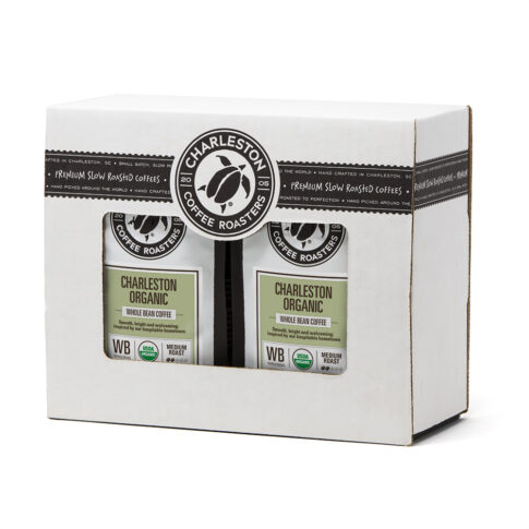 Charleston Coffee Roasters Charleston Organic Gift Box - Two 12 oz bags