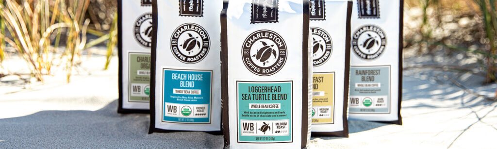 Charleston Coffee Roasters Bags on the Beach 10x3