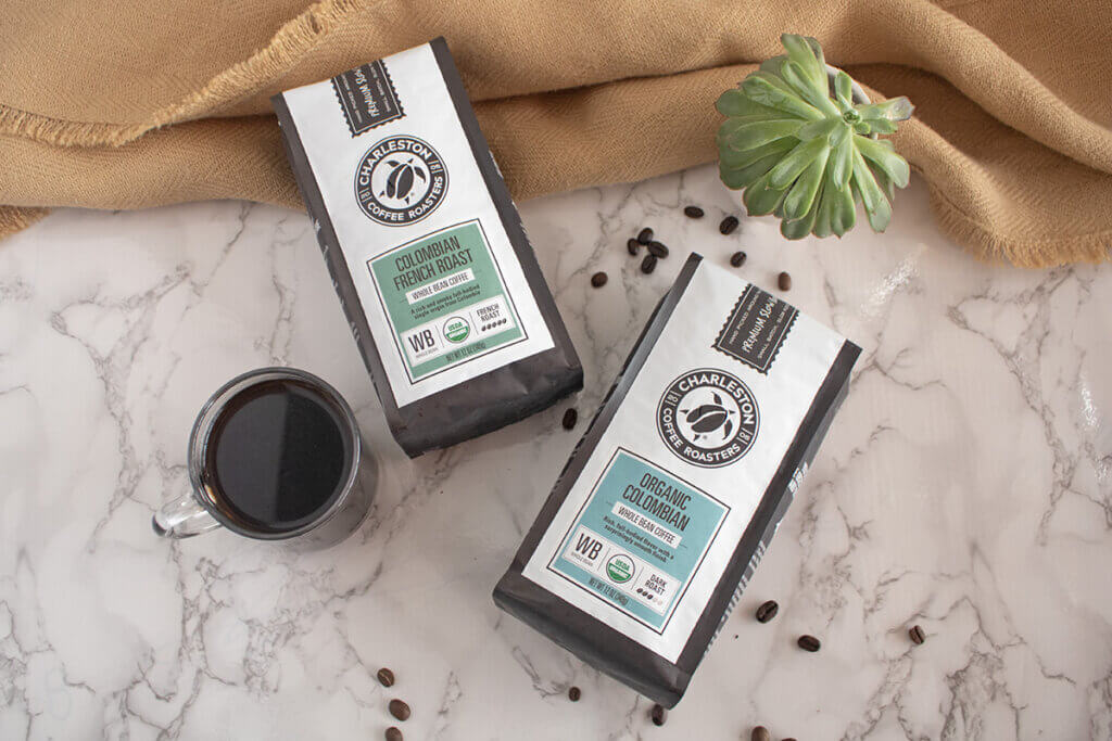 Charleston Coffee Roasters Organic Colombian Coffees
