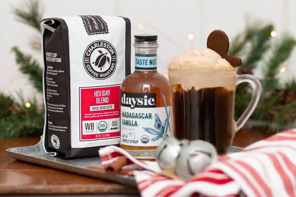 Charleston Coffee Roasters Deck the Halls recipe with Daysie Syrup
